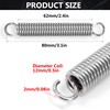 GUNGY Extension Spring 80mm Tension Spring With Dual Hook in