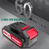 HYCHIKA Reciprocating Saw, 18V Cordless Electric Saw with Battery, Variable