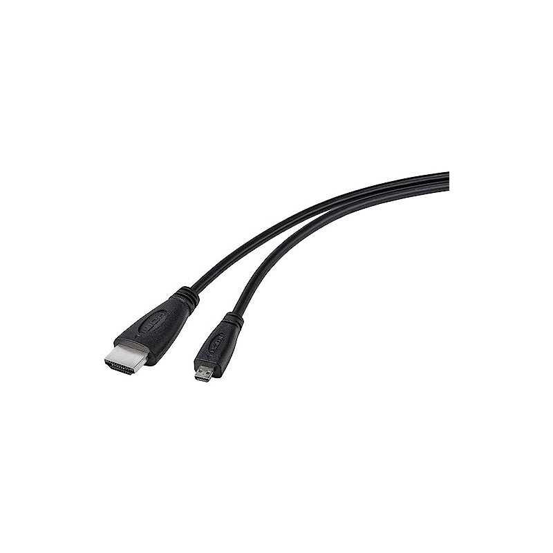 TRU COMPONENTS HDMI Cable Raspberry Pi [1x HDMI Male to