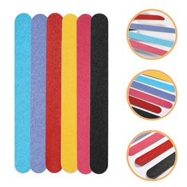 TOVINANNA 36pcs Double-sided Manicure Files for Nail Care Versatile Nail Sanding Strips Six Colors for Professional and Use