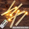 yunsheng Battery Operated LED Window Candles with Remote Timer, 8