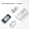 Ciwuzxs Keychain Flashlights Rechargeable, 800 Lumens EDC Mini Flashlights, COB