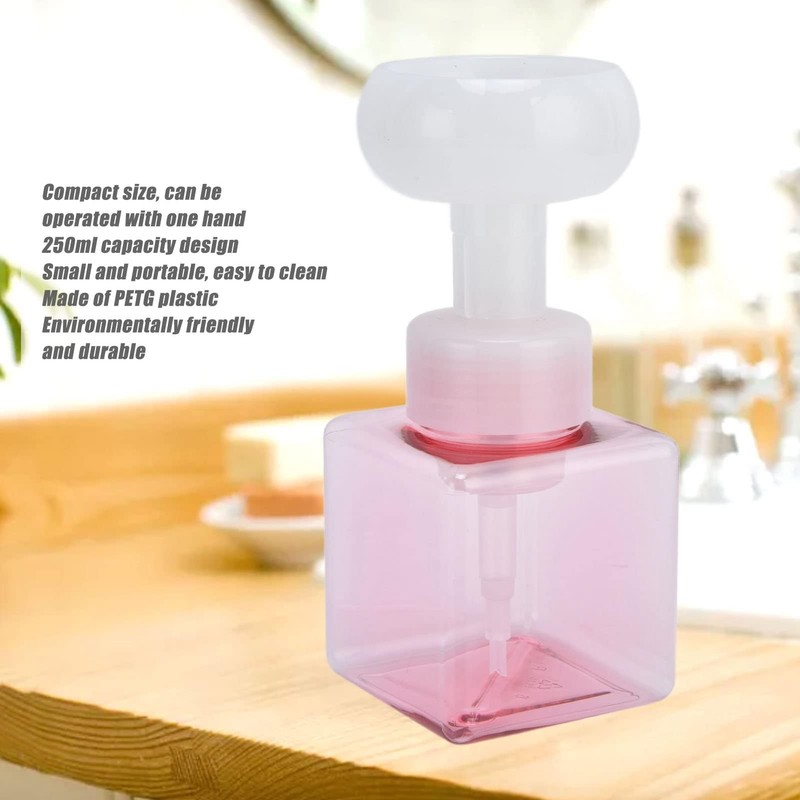 8.4oz 250ml Foaming Hand Soap Dispenser, Refillable Empty Foam Liquid