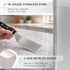 Stainless Steel Spatula Set - Heavy Duty Spatula and Scraper