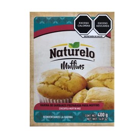 Harina de Garbanzo Preparada para Muffin, Sabor que sorprende, 400 gramos