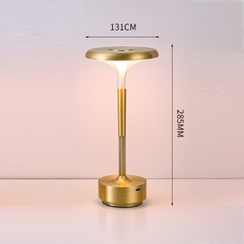 Rechargeable LED Table Lamp Touch Control Stepless Dimmable Nightstand Light Portable Desk Lamp for Living Room Bedroom Work Light with Three Adjustable Colors and 2000mAh Battery Ideal for Reading and Studying