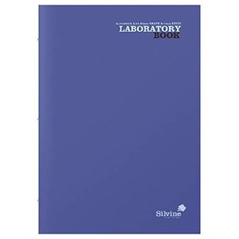 Silvine A4 Laboratory Book feint & Margin Blue Cover x 1 Single