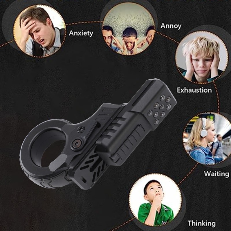 Fingertip Toy Gun Adult Fidgety Anxiety Sufferers Stress Relief Cool
