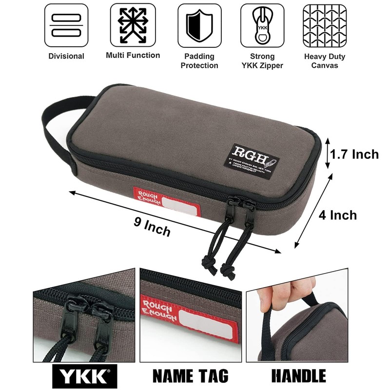 Rough Enough Small Tool Bag Pouch Canvas Portable Box Organizer