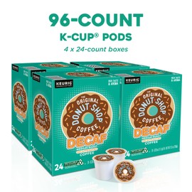 The Original Donut Shop Decaf Keurig Single-Serve K-Cup Pods, Medium Roast Coffee, 96 Count