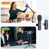 Aolemoa Wireless Microphone for iPhone iPad, Wireless Lavalier Microphone, Mini