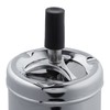 2 x Ashtrays with Swivel Lid Metal Outdoor & Indoor