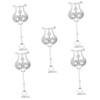 Totority 5pcs Piccolo Lyre Music Clip Adjustable Portable Music Holder