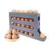 Egg Box Green Foldable Transparent Three-Layer Egg Storage Box Egg