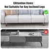 Sephyroth Adjustable Bed Risers Furniture Risers 4Pack with Screw Clamp