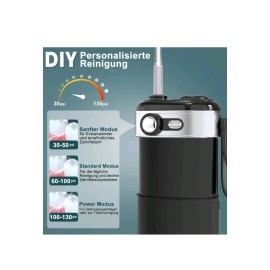 Nimmu Water Flosser for Teeth - Mini Cordless Portable Water Dental Flosser Black
