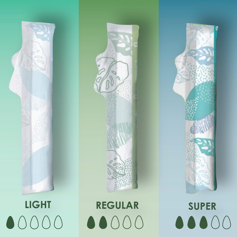 L. Cotton Tampons Regular/Super Absorbency Multipack, Free from Chlorine Bleaching,