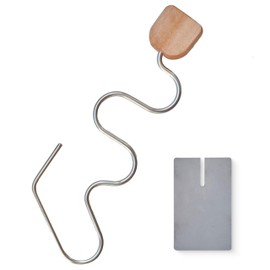 Peanut Butter Stirrer, Natural Nut Butter Mixer Steel Scraper Multi-Size: Fits 16-80 oz Jars