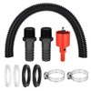 Water Butt Connector Kit, 1m Flexible Connection Hose, 2PCS Water