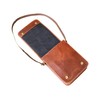 15" leather messenger bag laptop case office briefcase men computer