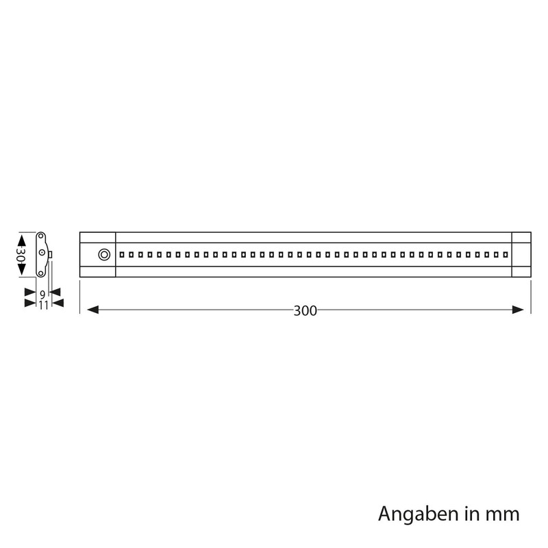 ledscom.de Siris Smart LED Under-Unit Light Black Matt with WLAN