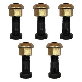 RAParts Pack of 5 Pieces Wheel Studs Fits JCB Backhoe Loaders 1400B 1550B 1600B 1700B Replaces Part 826/00923