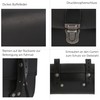 Gusti Raymond P. Women's and Men's Leather Saddle Bag Accessories
