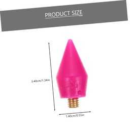 Baluue 16pcs Drill Pen Crayon Head Replacement Wax Heads for Rhinestone Picker Metal Supplies