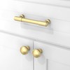 Asimerdeco 10 Pack Brushed Gold Cabinet Pulls 3.75 Inch(96mm) Kitchen