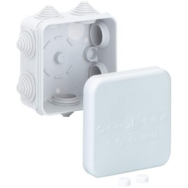 [SPELSBERG] 32599001 Junction Box IP55 Grey without Clamp, IP Classification IP55, Number of Ways 9, Colour Grey, Electrical Junction Boxes