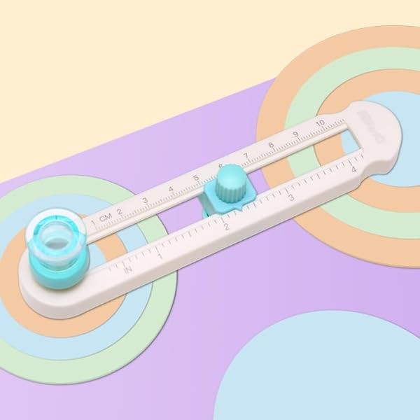 Circle Cutter, Kaluofan Mini Circle Cutters for Crafts, Adjustable Any