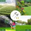 SUCANY Gardena Garden Sprinkler, Sturdy Metal Mandrel, Continuously Adjustable Irrigation