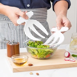 Salad Hands for Serving Salad Mixers Pasta Servers Set of 2 Salad Claws Mixing Tongs Salad Fork Kitchen Helper Great for Tossing and Serving Salad, Pasta and More