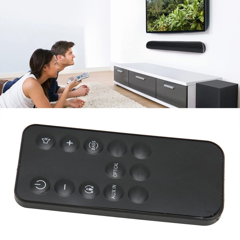 Soundbar Remote Control, Universal Replacement Remote Control for Cinema Speaker