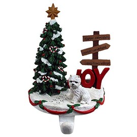 DogLoverStore Westie Stocking Holder Hanger