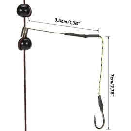 Carp Fishing Feeder Baits Cage, Spring Fish with Holder, Inline Methods Tackle Baits Cage Hook Rigs Set Sinkers Feeder Tackle Fishing Sinkers