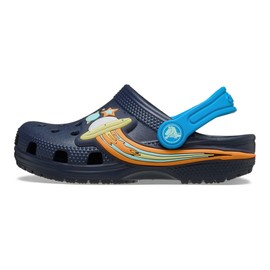 Crocs Unisex Kinder Classic UFO Lights Clog T Clog, Navy, 25/26 EU