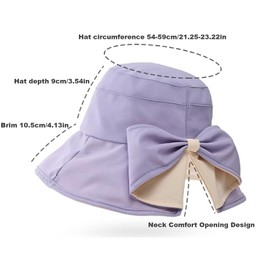 Summer Sun Hats for Women Outdoor UPF 50+ Wide Brim Foldable Packable Beach Fisherman Bucket Hat Orange