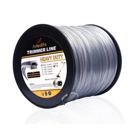 A ANLEOLIFE 5-Pound Heavy Duty Square .095-Inch-by-1280-ft String Trimmer Line in Spool, with Built-in Line Cutter