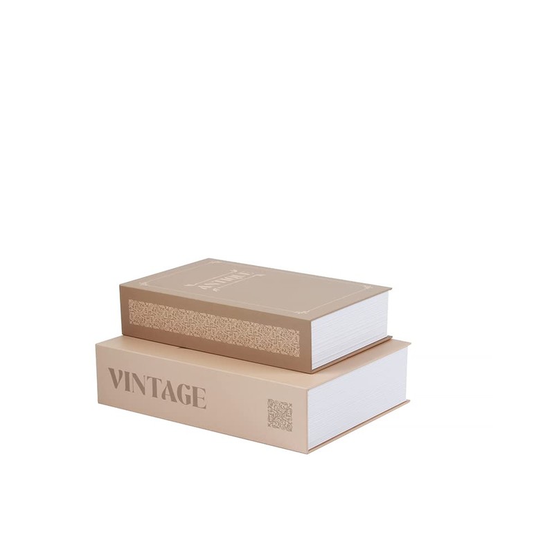 Limitless Hidden Book Safe Metal Lock Box with 3-Digit Combination