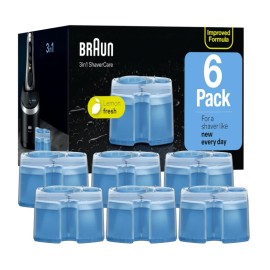 B. Braun 6Pack Braun Clean Renew Cartridge Refill Series 3 5 7 Genuine Shaver Cleaner NEW