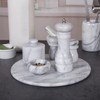 Creative Home Natural Marble Stone Pepper Spice Grinder, 2-3/8" Diam.