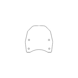 T-Rex Racing Windshield for Triumph 2021 Trident 660 (Grey Smoked Transparent)