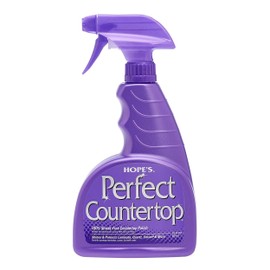 HOPE'S Perfect - Limpiador y pulido de encimera de 22 onzas, espray de limpieza multisuperficie, seguro en piedra, laminado, CORIAN, granito, cuarzo, mármol, paquete de 1