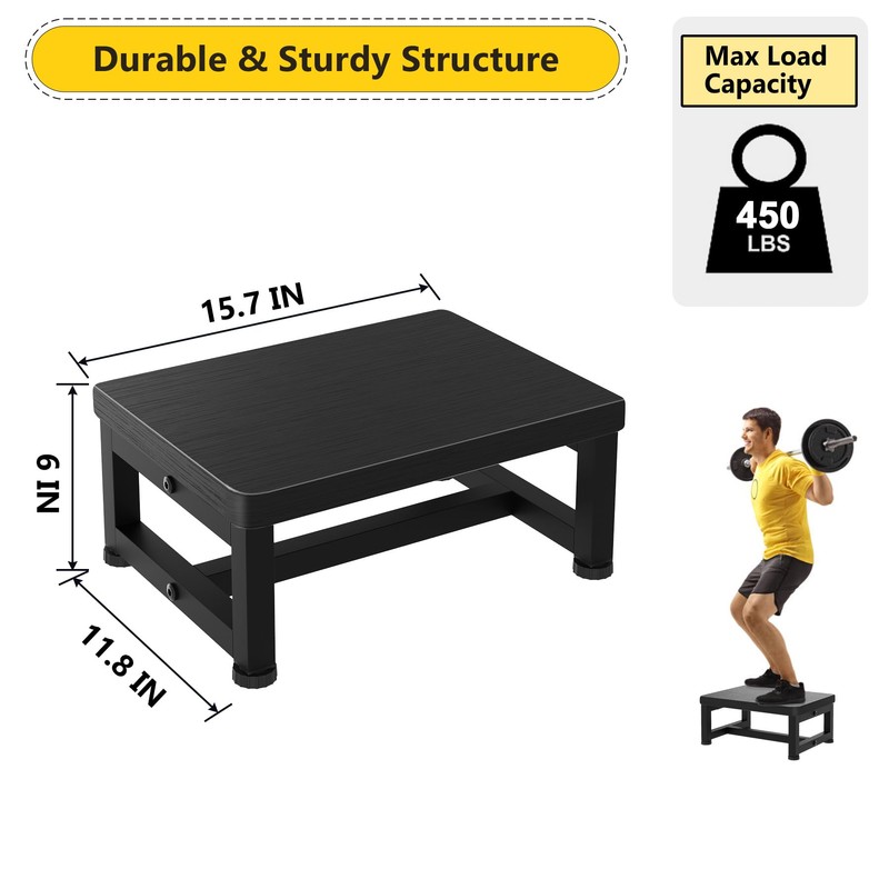 Step Stools for Adults Kids, Sturdy Wooden Stepping Stools with