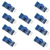 ZkeeShop 10 Pcs TCRT5000 Infrared Reflective Photoelectric Switch IR Barrier