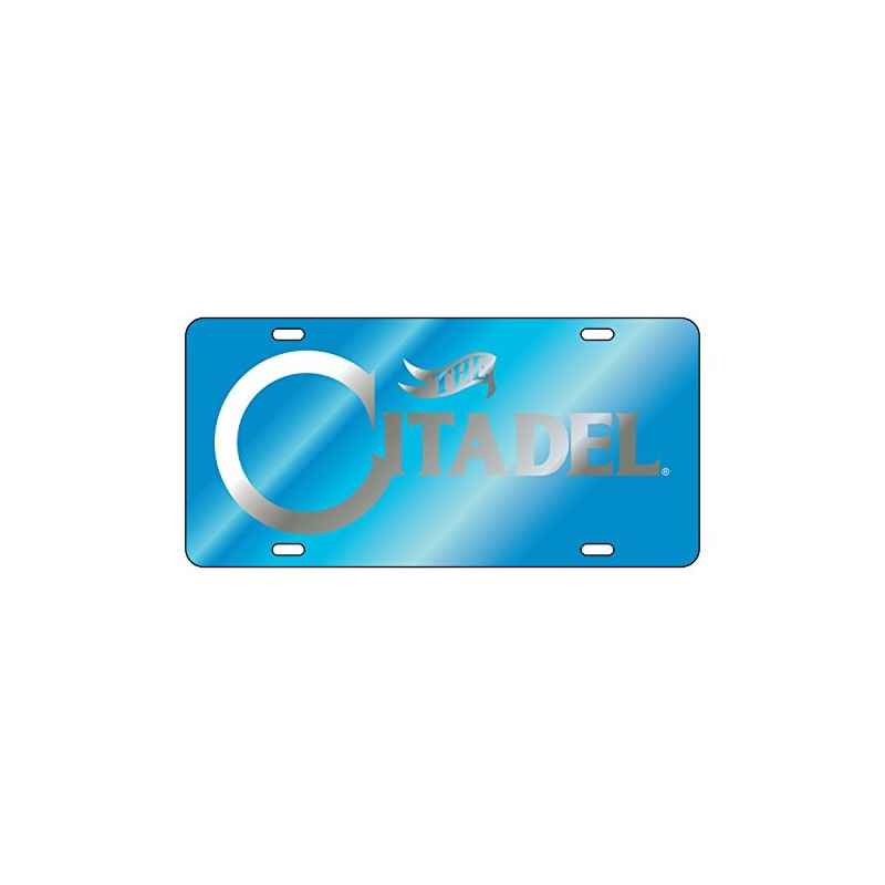 THE CITADEL Mirrored Auto License Plate Tag