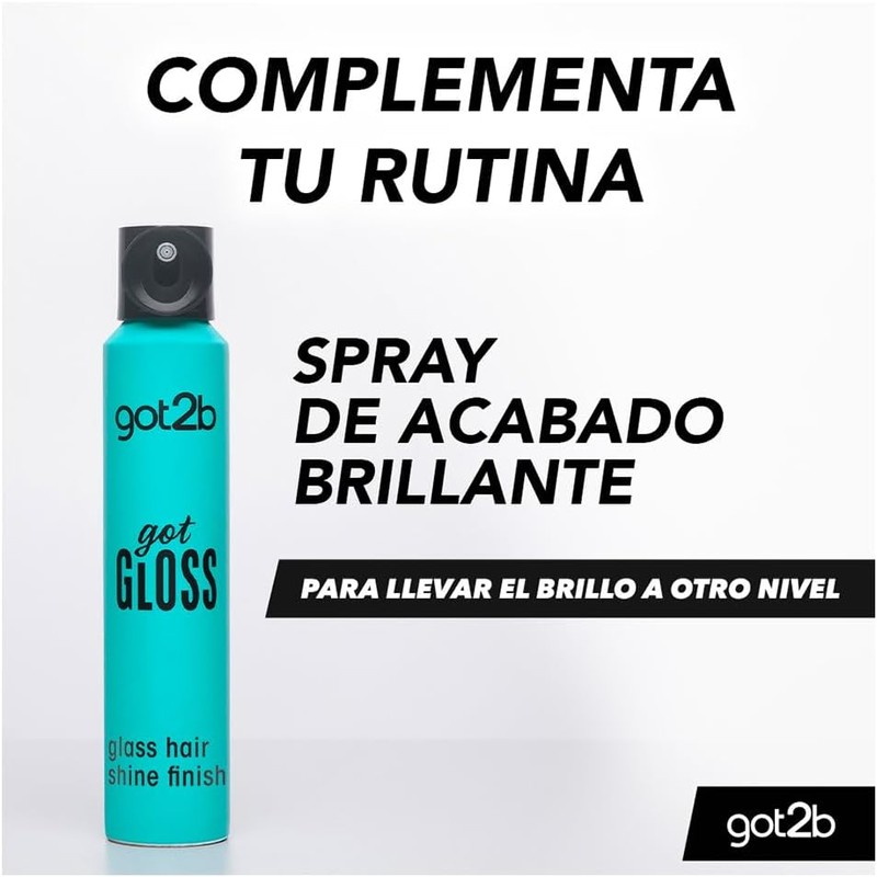 Got2b Prebase de Brillo para el Cabello Got Gloss, Protector