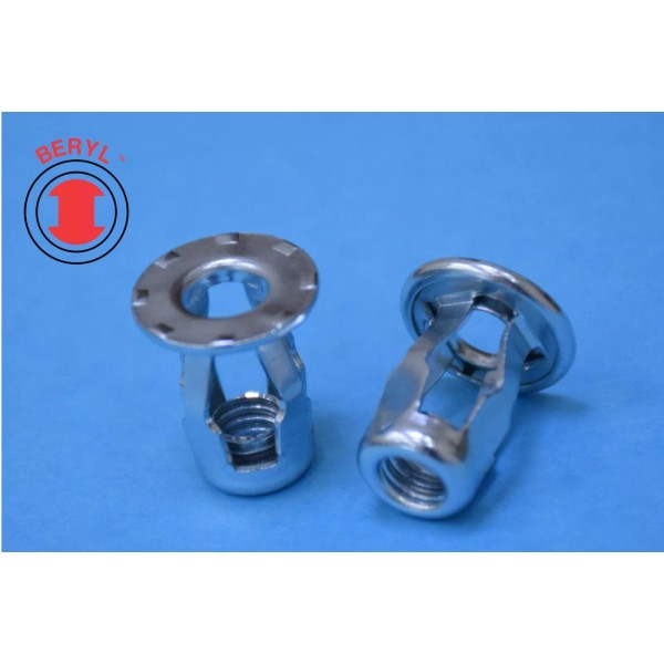 Top Quality TJU05, Steel Blind Jack Nut Zinc - 1/4-20x0.71"