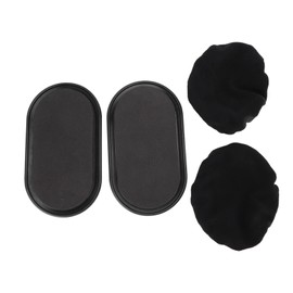 Workout Sliders, Exercise Sliders Big Contacting Area Lightweight Gliding Disc Full Body Coordination Hands Feet Exercise Sliders (Black)